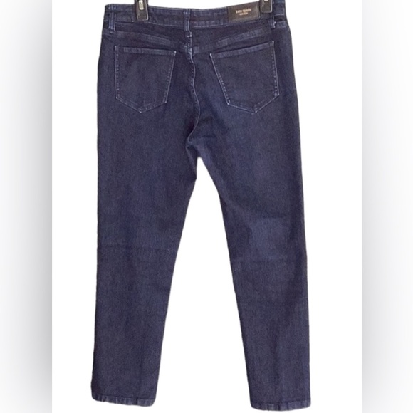 KATE SPADE BROOME STREET OOH LALA DENIM JEAN PANTS DARK BLUE WASH SIZE 29 - Picture 2 of 7